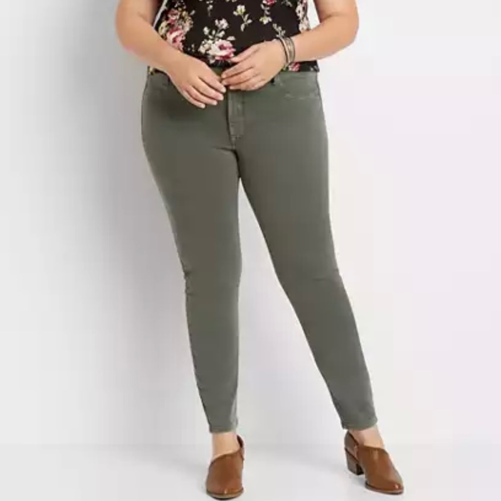 Maurices - Sage Green Jeggings